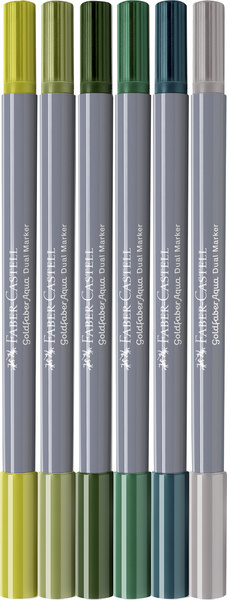 Faber Castell Duo aquarelmarker Goldfaber - etui 6 stuks Seasi