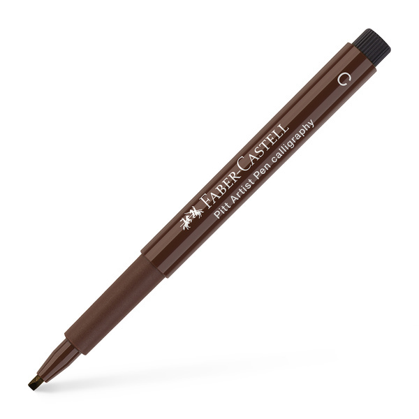 Faber Castell Kalligrafiepen Pitt - C 175 donker sepia
