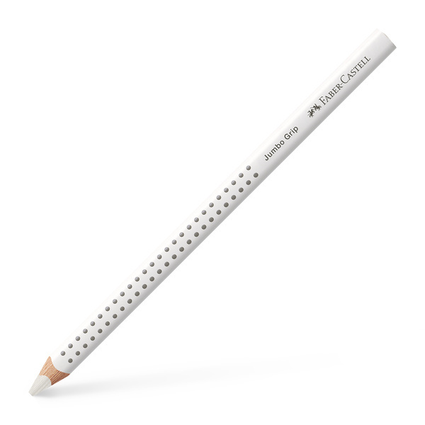 Faber Castell Kleurpotlood Jumbo Grip - 01 wit
