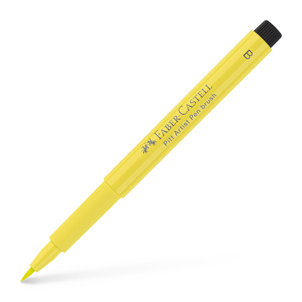 Faber Castell Tekenstift Pitt Artist Pen Brush - 104 lichtgeel