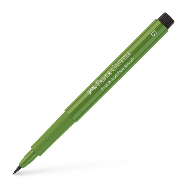 Faber Castell Tekenstift Pitt Artist Pen Brush - 167 permanent olijfgroen