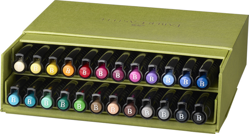 Faber Castell Tekenstift Pitt Artist Pen Brush - 24dlg studiobox