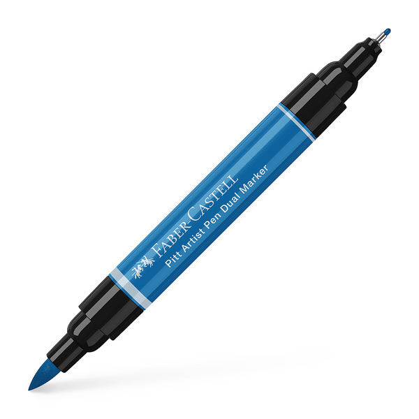 Faber Castell Tekenstift Pitt Artist Pen duo marker - 110 phthaloblauw
