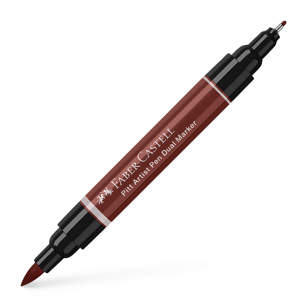 Faber Castell Tekenstift Pitt Artist Pen duo marker - 192 indisch rood