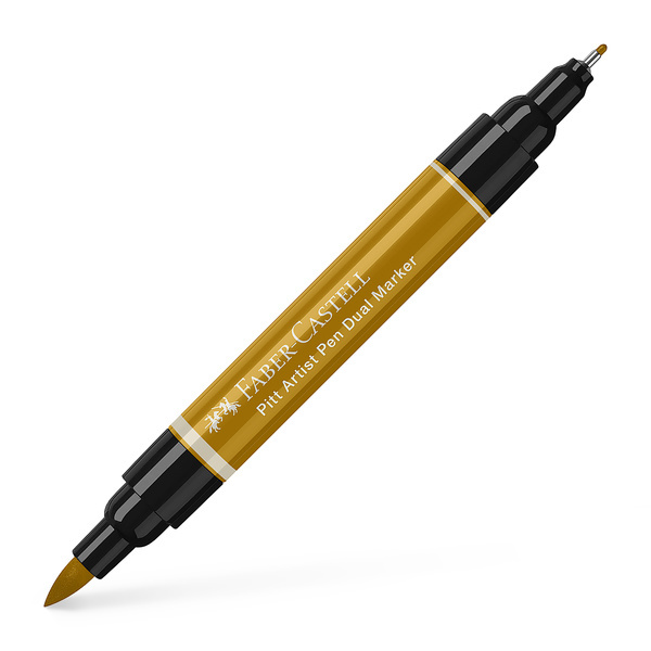 Faber Castell Tekenstift Pitt Artist Pen duo marker - 268 groen goud