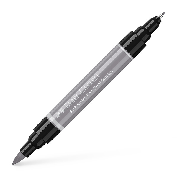 Faber Castell Tekenstift Pitt Artist Pen duo marker - 272 warmgrijs III