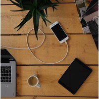 3 meter lange iPhone 5 / 6 / 7 lightning kabel – Wit