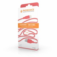 3 meter lange iPhone 5 / 6 / 7 / 8 / X / iPad lightning kabel – Roze