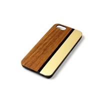 ALWO Case - Zebra/Goud - iPhone 5(s)(se)