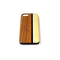 ALWO Case - Zebra/Goud - iPhone 5(s)(se)