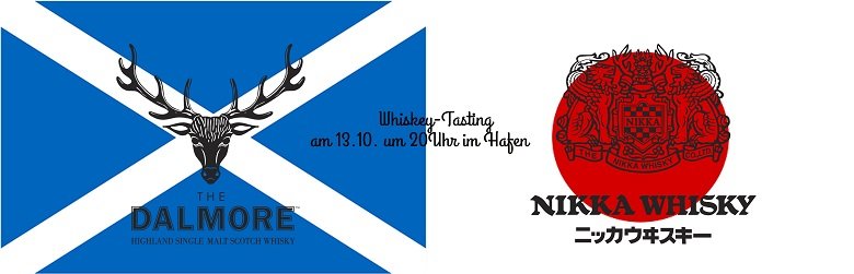 13.10.2017 - Dalmore vs. Nikka Tasting mit Zigarre im Hafen