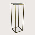 Table frame fine incl. leaf Warm Gold L38 W38 H120