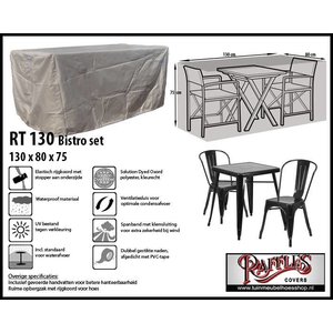 Jianghu Art Waterdichte patio tuintafelhoes buiten 200 x 130 x 75 cm patio set hoezen waterdichte zwaar belastbare 600D stofdichte rotan meubelbeschermer zwart, rotan meubelset