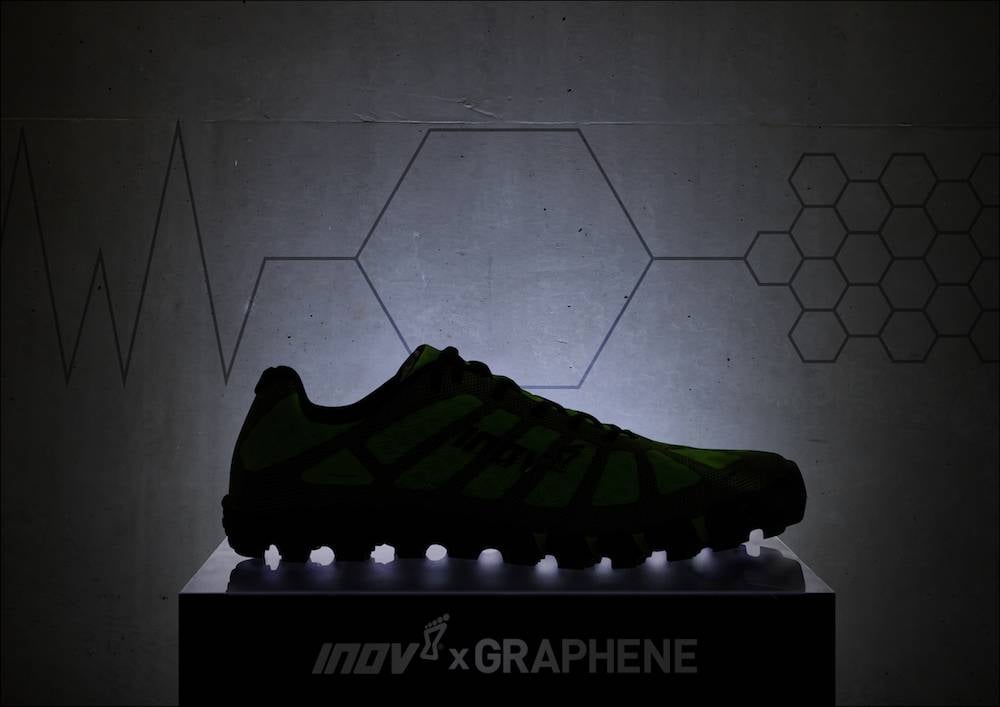 Inov-8 in de voorhoede van een revolutie van sportschoenen met grapheen
