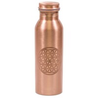 Koperen drinkfles Bloem des Levens geëtst (750ml)
