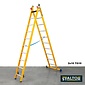 Staltor Staltor échelle isolante en fibre 2x14 échelons avec stabilisateur