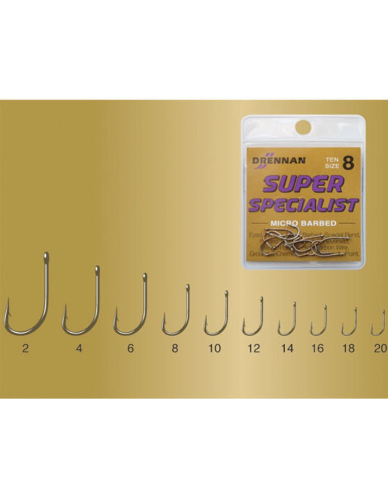 Drennan Drennan Super Specialist Hooks Kent Tackle Fishing Tackle