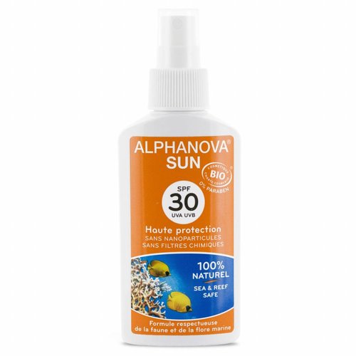 Alphanova Sun Bio Zonnebrandspray Kids SPF30 (125g) Alphanova Sun Bio Zonnebrandspray Kids SPF30 (125g)