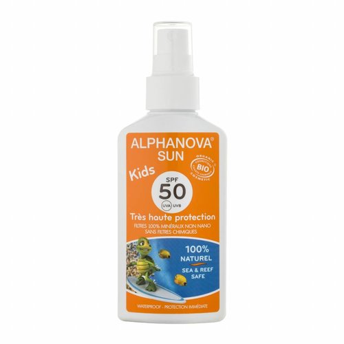 Alphanova Sun Bio Zonnebrandspray Kids SPF50 Alphanova Sun Bio Zonnebrandspray Kids SPF50