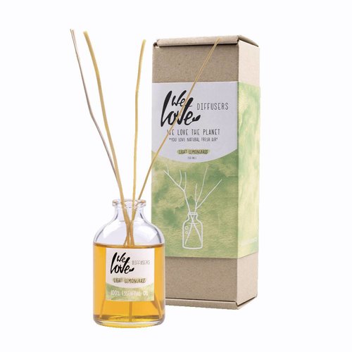We Love The Planet Natuurlijke Geurstokjes Light Lemongrass (50ml) We Love The Planet Natuurlijke Geurstokjes Light Lemongrass (50ml)