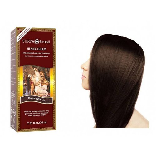 Surya Brasil Haarverf Cream - Dark Brown Surya Brasil Haarverf Cream - Dark Brown