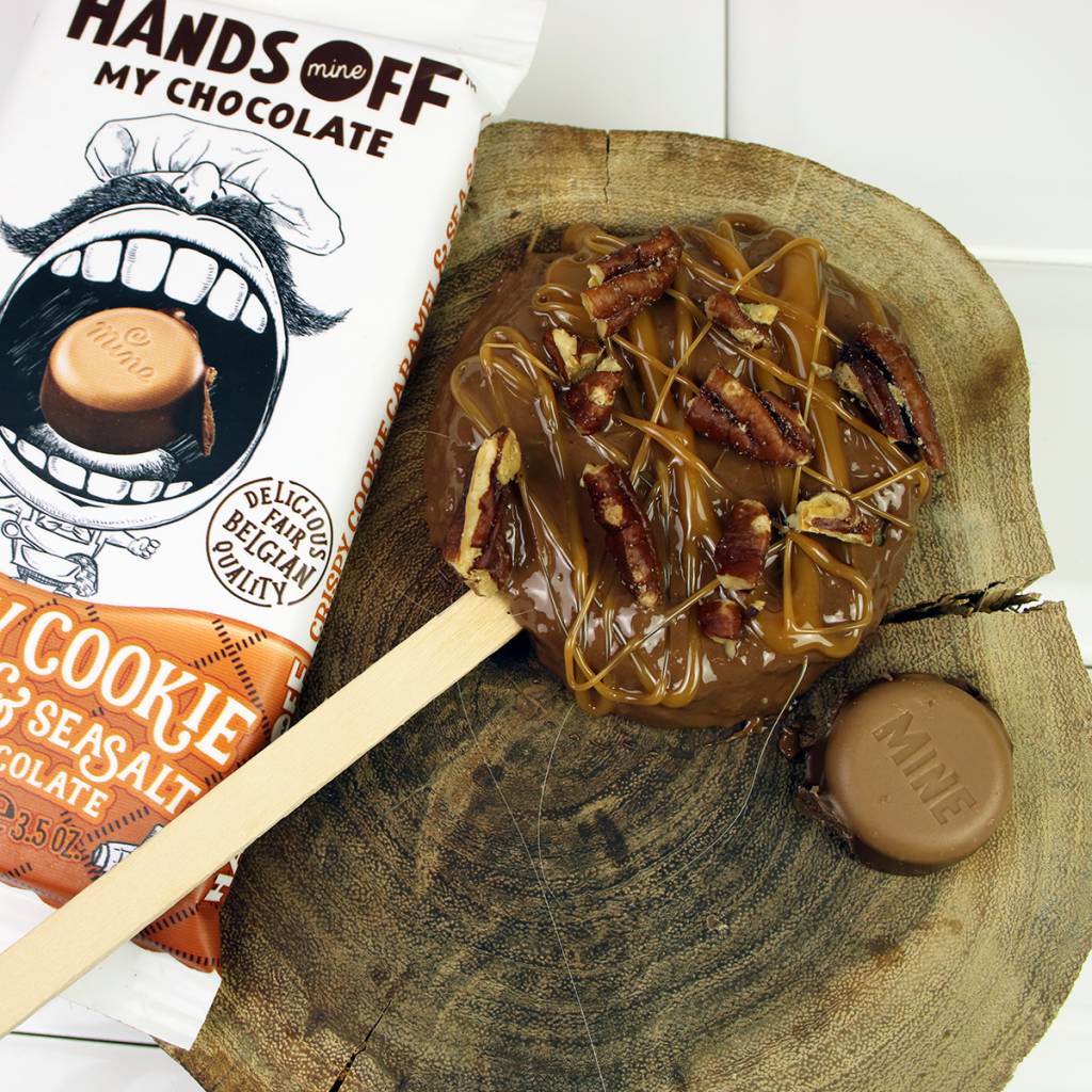 Kinderrecepten: Appellolly met Crispy Cookie Caramel & Sea Salt