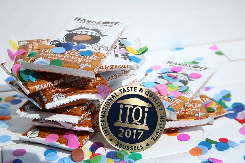 Chocoladehit Crispy Cookie Caramel & Sea Salt bekroond met iTQi Superior Taste Award