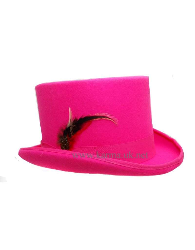 Karma Top Hat Hot Pink