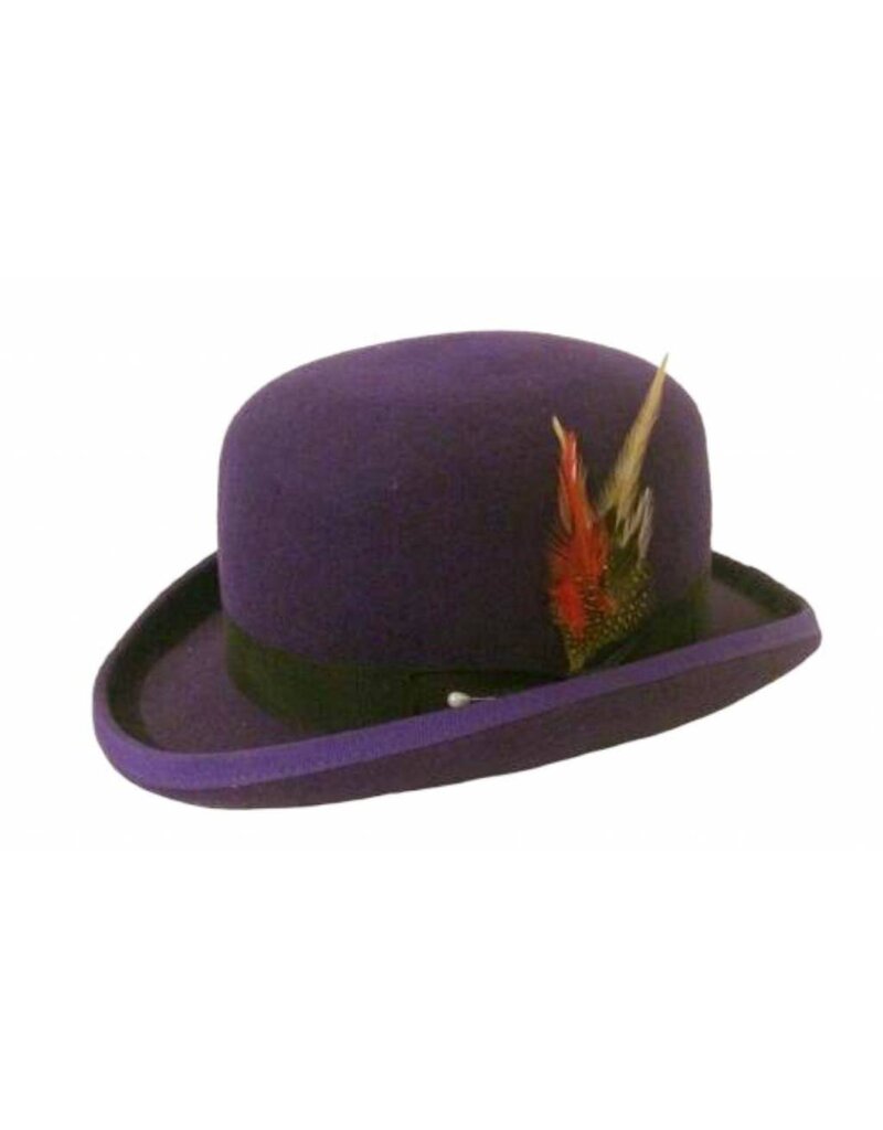 Karma Bowler Hat Purple