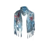 Jay Ley DVRB85A-07M Silk Butterfly Devore Shawl