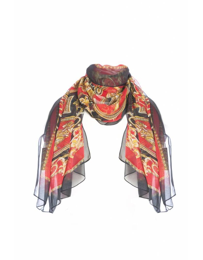 Jay Ley HX143A-08 Silk Chiffon Scarf