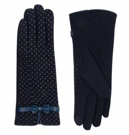 Pia Rossini ZARA Glove Navy dotty