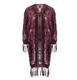 Jay Ley DVRSM285A Silk Devore Floral Jacket