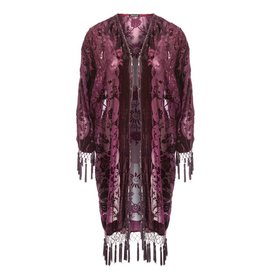 Jay Ley DVRSM285A Silk Devore Floral Jacket