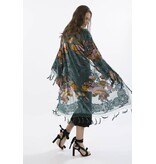 Jay Ley DVRJP285A Long patterned Silk Devore Jacket