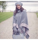 Kelly Craig Ke1704033 Open Poncho two-tone