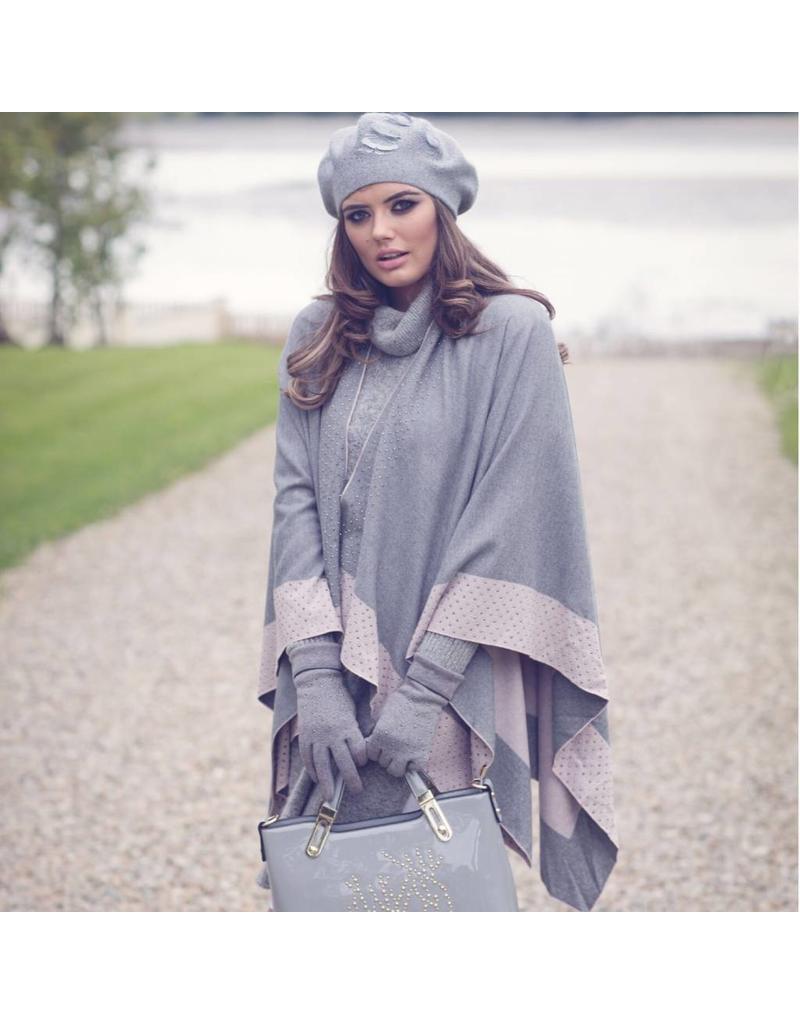 Kelly Craig Ke1704033 Open Poncho two-tone