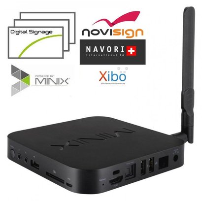 MINIX MINIX X7-i Quad Core Mini PC Auto Power On Digital Signage