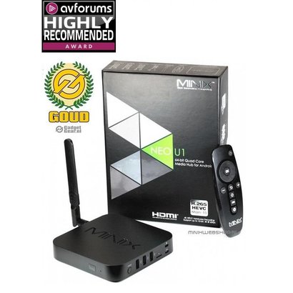 MINIX NEO U1 Android 5.1 Quad Core 64-bit Ultra HD TV Box with HDMI 1.4b