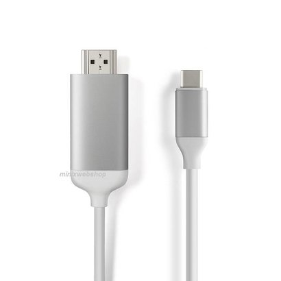 MINIX NEO C-4K USB-C to 4k @ 60Hz HDMI Cable Silver