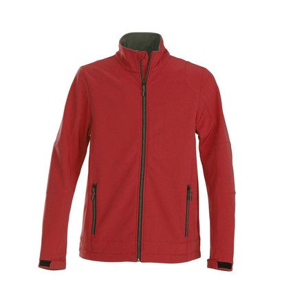 Geocaching Softshell jacket rood