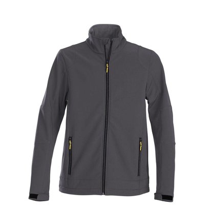 Geocaching Softshell jacket staalgrijs