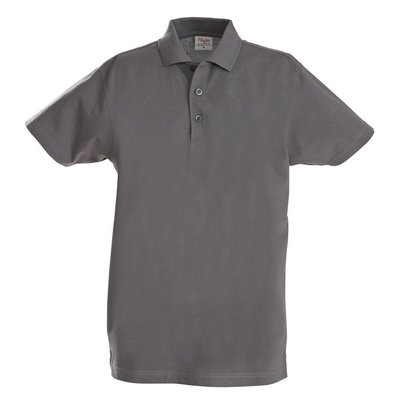 Geocaching Polo heren staalgrijs