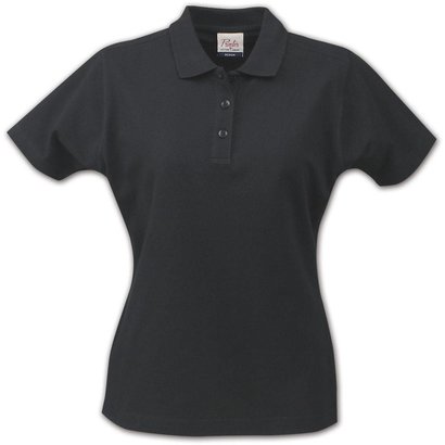 Geocaching Polo dames zwart