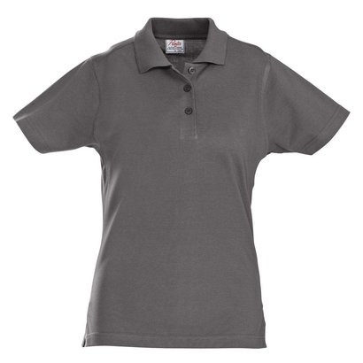 Geocaching Polo dames staalgrijs