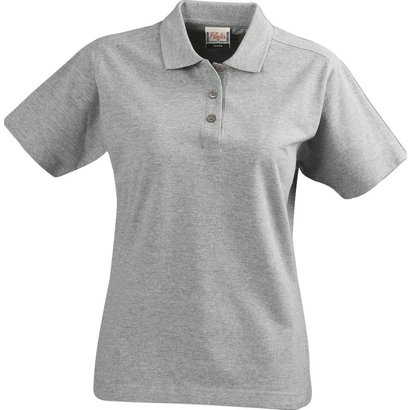 Geocaching Polo dames lichtgrijs