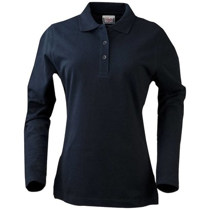 Geocaching Polo dames LS navy