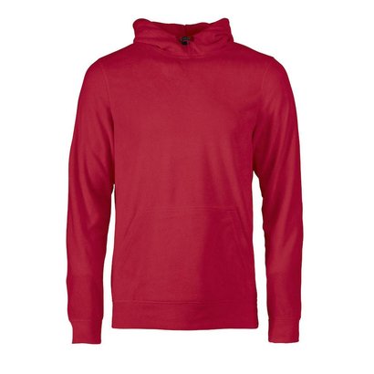 Geocaching Fleece hoodie heren rood