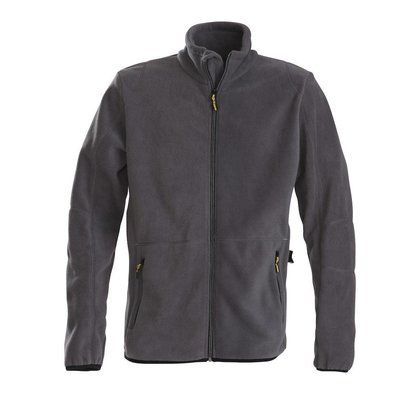 Geocaching Fleece jacket heren staalgrijs