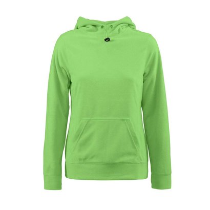 Geocaching Fleece hoodie vrouwen limoen